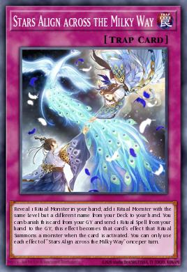 Card Image: Stars Align across the Milky Way