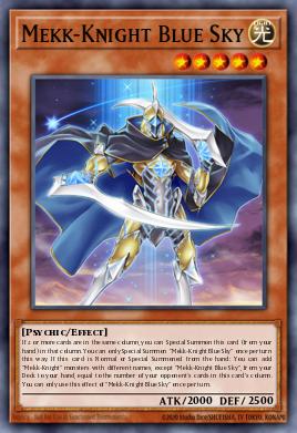 Card Image: Mekk-Knight Blue Sky