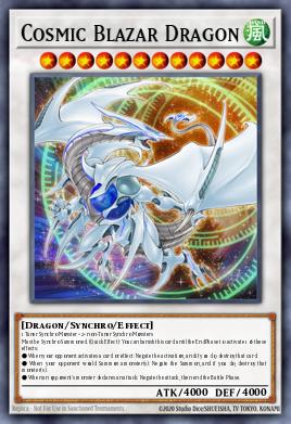 Card Image: Cosmic Blazar Dragon