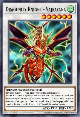 Card Image: Dragunity Knight - Vajrayana