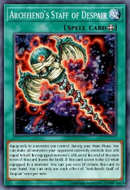 Card Image: Archfiend's Staff of Despair