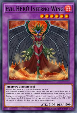 Card Image: Evil HERO Inferno Wing