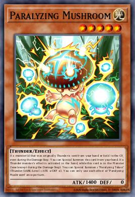 Card Image: Paralyzing Mushroom