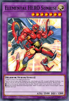 Card Image: Elemental HERO Sunrise