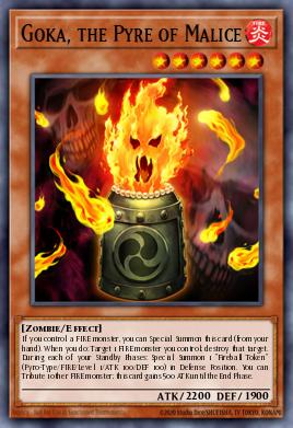 Card Image: Goka, the Pyre of Malice