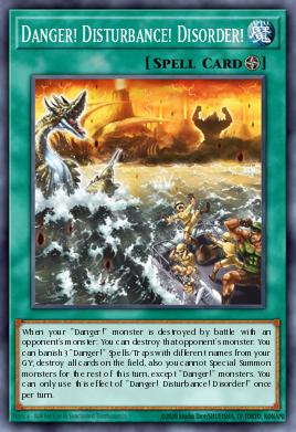 Card Image: Danger! Disturbance! Disorder!