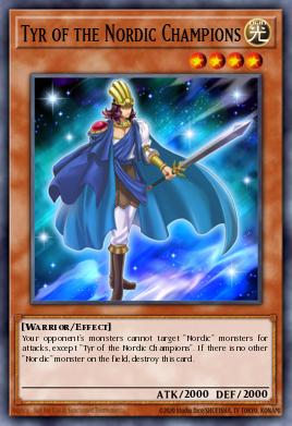Card Image: Tyr of the Nordic Champions