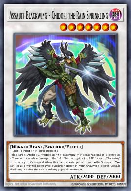 Card Image: Assault Blackwing - Chidori the Rain Sprinkling