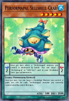 Card Image: Performapal Sellshell Crab