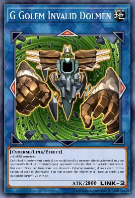 Card Image: G Golem Invalid Dolmen