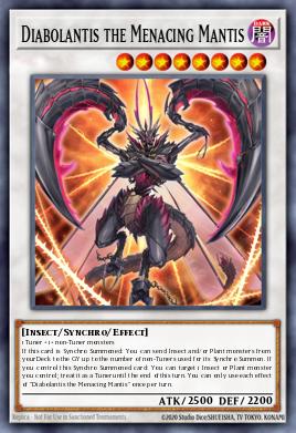 Card Image: Diabolantis the Menacing Mantis