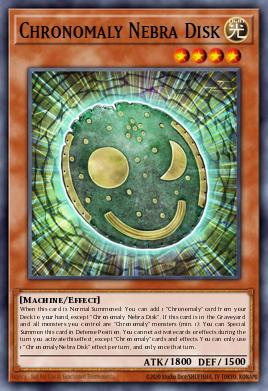 Card Image: Chronomaly Nebra Disk