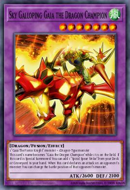 Card Image: Sky Galloping Gaia the Dragon Champion