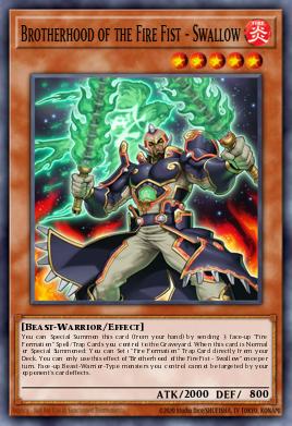 Card Image: Brotherhood of the Fire Fist - Swallow
