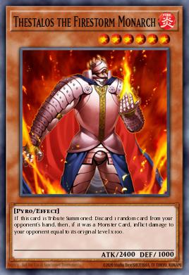 Card Image: Thestalos the Firestorm Monarch