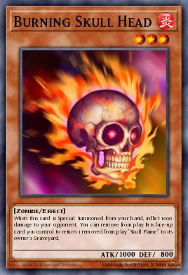 Card Image: Burning Skull Head