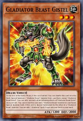 Card Image: Gladiator Beast Gistel