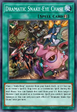 Card Image: Dramatic Snake-Eye Chase