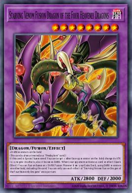 Card Image: Starving Venom Fusion Dragon of the Four Heavenly Dragons