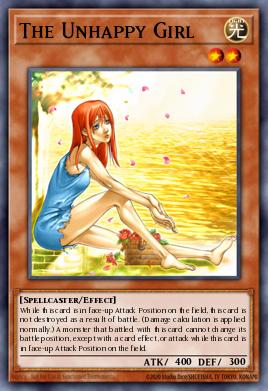 Card Image: The Unhappy Girl