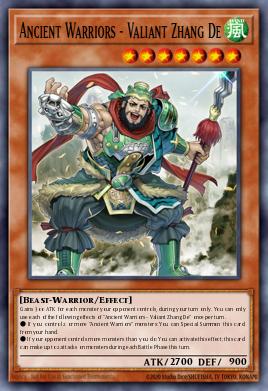 Card Image: Ancient Warriors - Valiant Zhang De