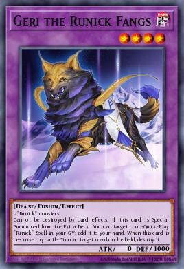Card Image: Geri the Runick Fangs