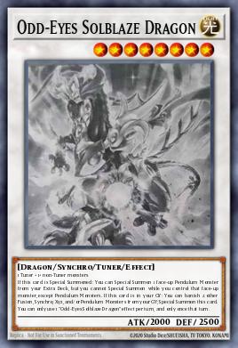 Card Image: Odd-Eyes Solblaze Dragon