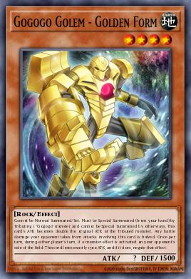 Card Image: Gogogo Golem - Golden Form