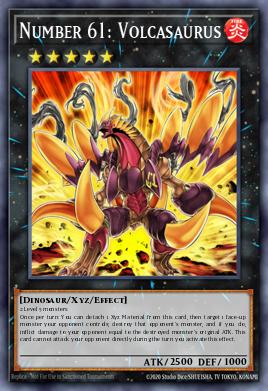 Card Image: Number 61: Volcasaurus