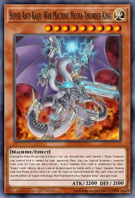 Card Image: Super Anti-Kaiju War Machine Mecha-Thunder-King
