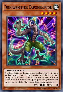 Card Image: Dinowrestler Capoeiraptor