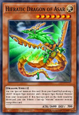 Card Image: Hieratic Dragon of Asar