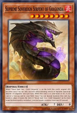 Card Image: Supreme Sovereign Serpent of Golgonda
