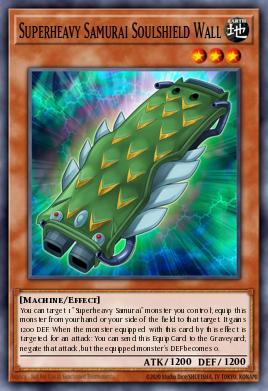Card Image: Superheavy Samurai Soulshield Wall