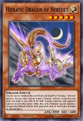 Card Image: Hieratic Dragon of Nebthet