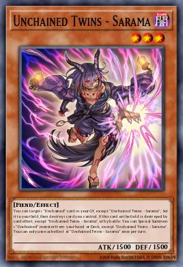 Card Image: Unchained Twins - Sarama