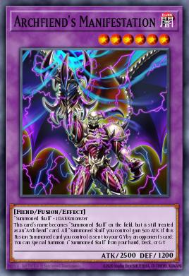 Card Image: Archfiend's Manifestation