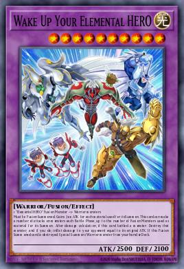 Card Image: Wake Up Your Elemental HERO
