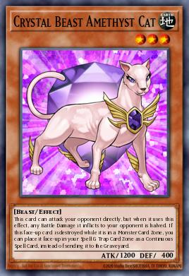 Card Image: Crystal Beast Amethyst Cat