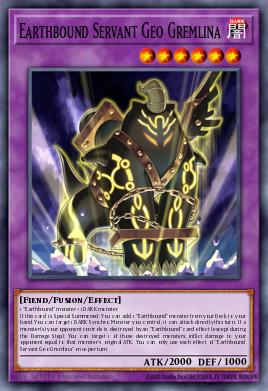 Card Image: Earthbound Servant Geo Gremlina
