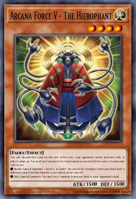 Card Image: Arcana Force V - The Hierophant