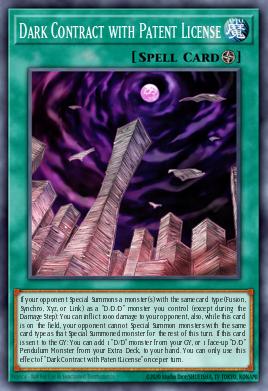 Card Image: Dark Contract with Patent License