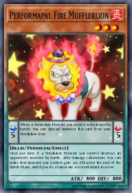 Card Image: Performapal Fire Mufflerlion