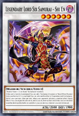 Card Image: Legendary Lord Six Samurai - Shi En