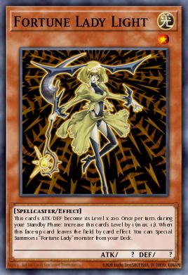 Card Image: Fortune Lady Light