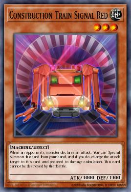 Card Image: Construction Train Signal Red