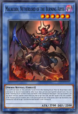 Card Image: Malacoda, Netherlord of the Burning Abyss