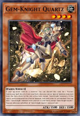 Card Image: Gem-Knight Quartz
