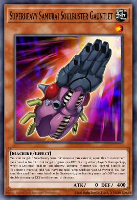 Card Image: Superheavy Samurai Soulbuster Gauntlet