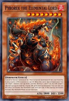 Card Image: Pyrorex the Elemental Lord